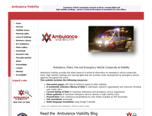 Tablet Screenshot of ambulancevisibility.com